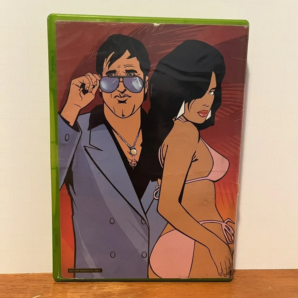Grand Theft Auto Vice City (Microsoft Xbox,‎ 2003) Complete Manual & Map TESTED
